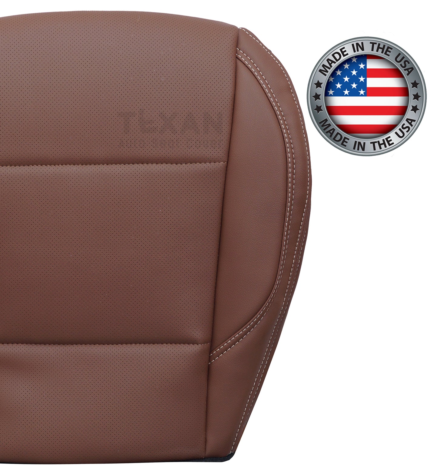 2018, 2019 Subaru Outback Driver Bottom Replacement Seat Cover Java Brown Perforated