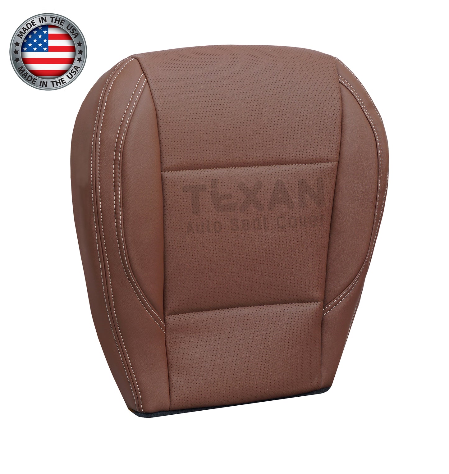 2018, 2019 Subaru Outback Driver Bottom Replacement Seat Cover Java Brown Perforated