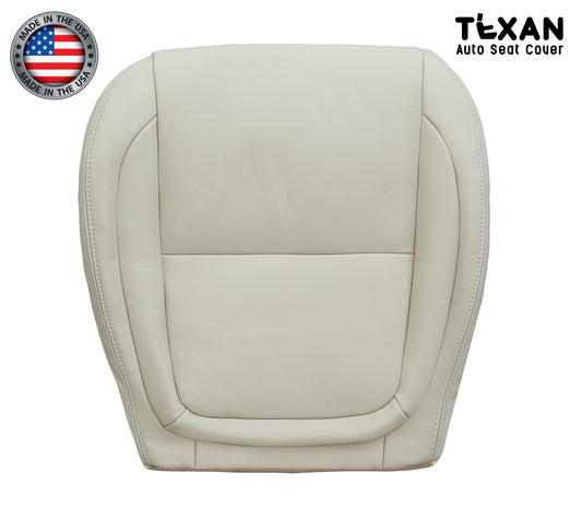 2002-2010 Lexus SC430 Driver Side Bottom Leather Replacement Seat Cover Ecru Light Tan