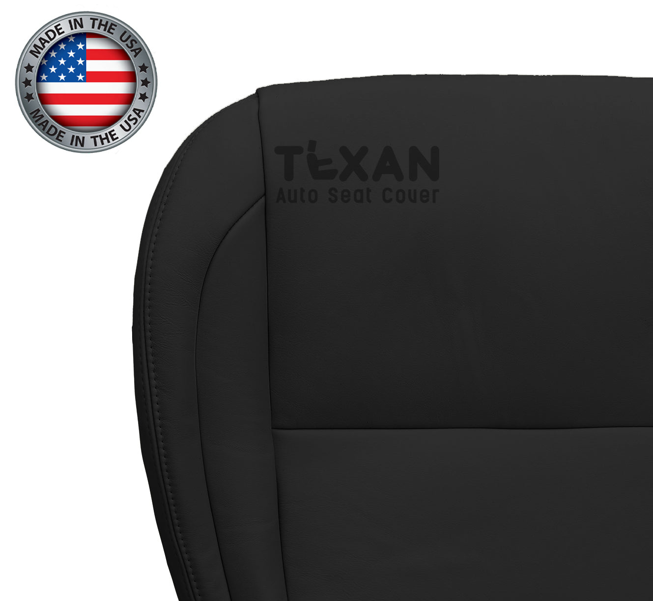 2002-2010 Lexus SC430 Passenger Side Bottom Leather Replacement Seat Cover Black