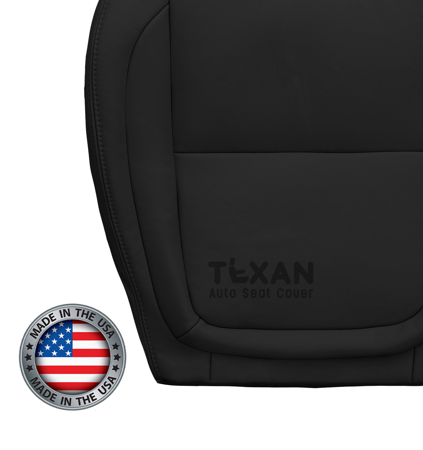 2002-2010 Lexus SC430 Passenger Side Bottom Leather Replacement Seat Cover Black
