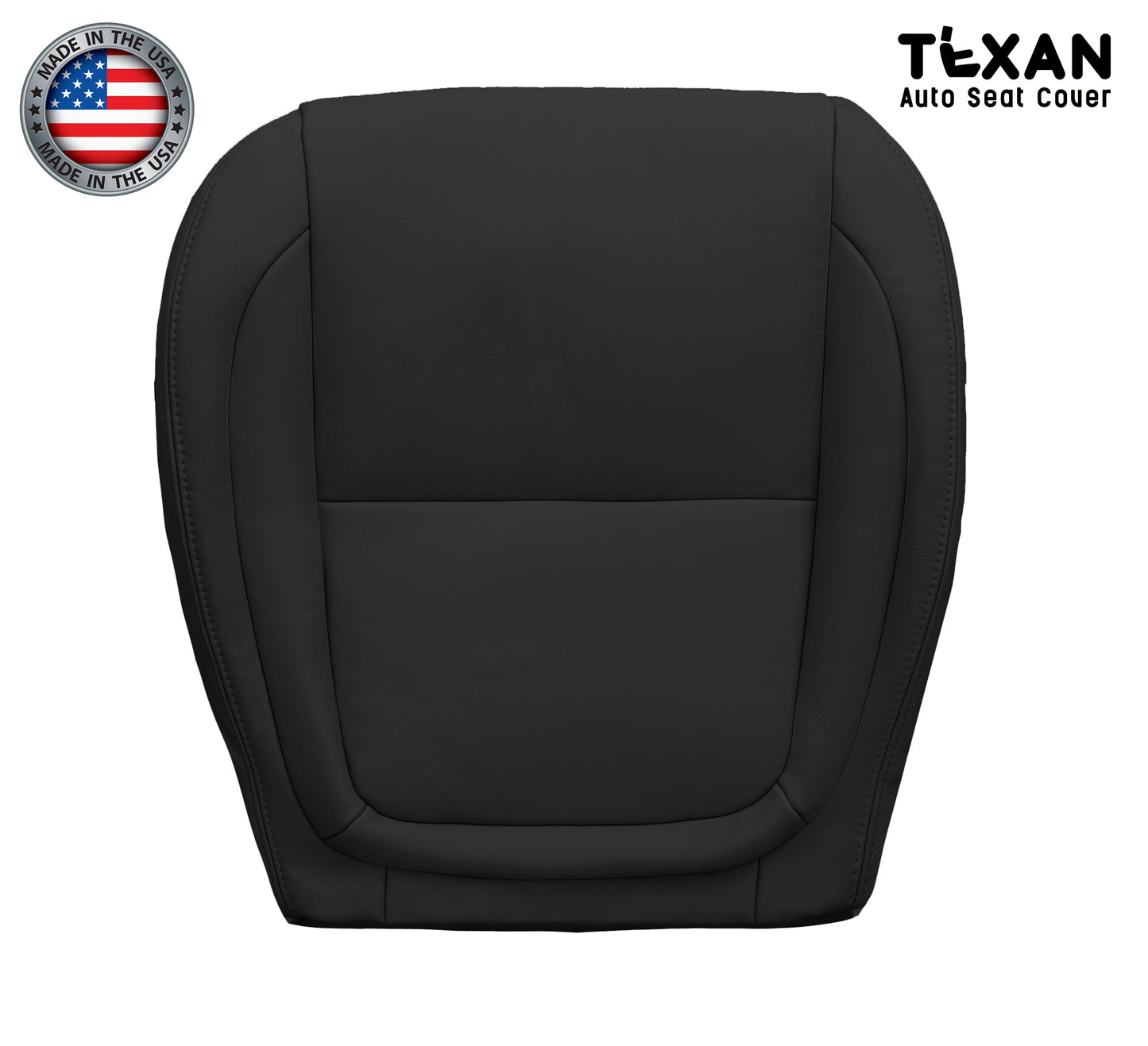 2002-2010 Lexus SC430 Passenger Side Bottom Leather Replacement Seat Cover Black