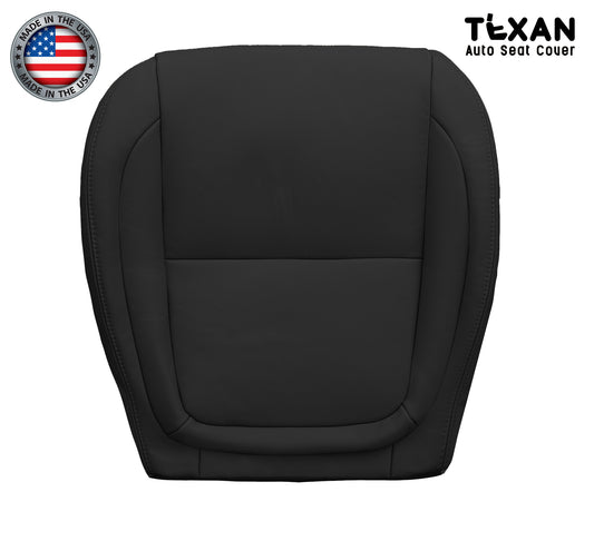 2002-2010 Lexus SC430 Driver Side Bottom Leather Replacement Seat Cover Black