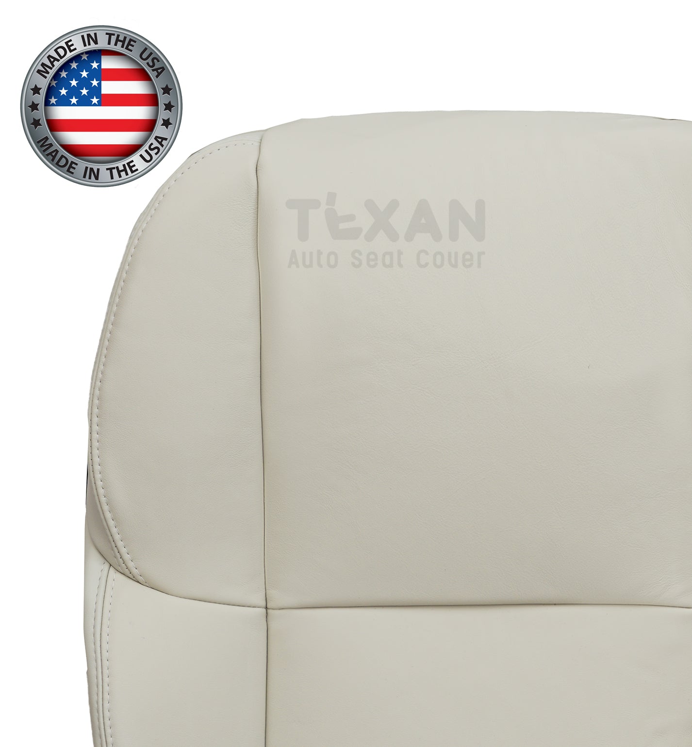2002-2010 Lexus SC430 Passenger Side Lean Back Leather Replacement Seat Cover Ecru Light Tan
