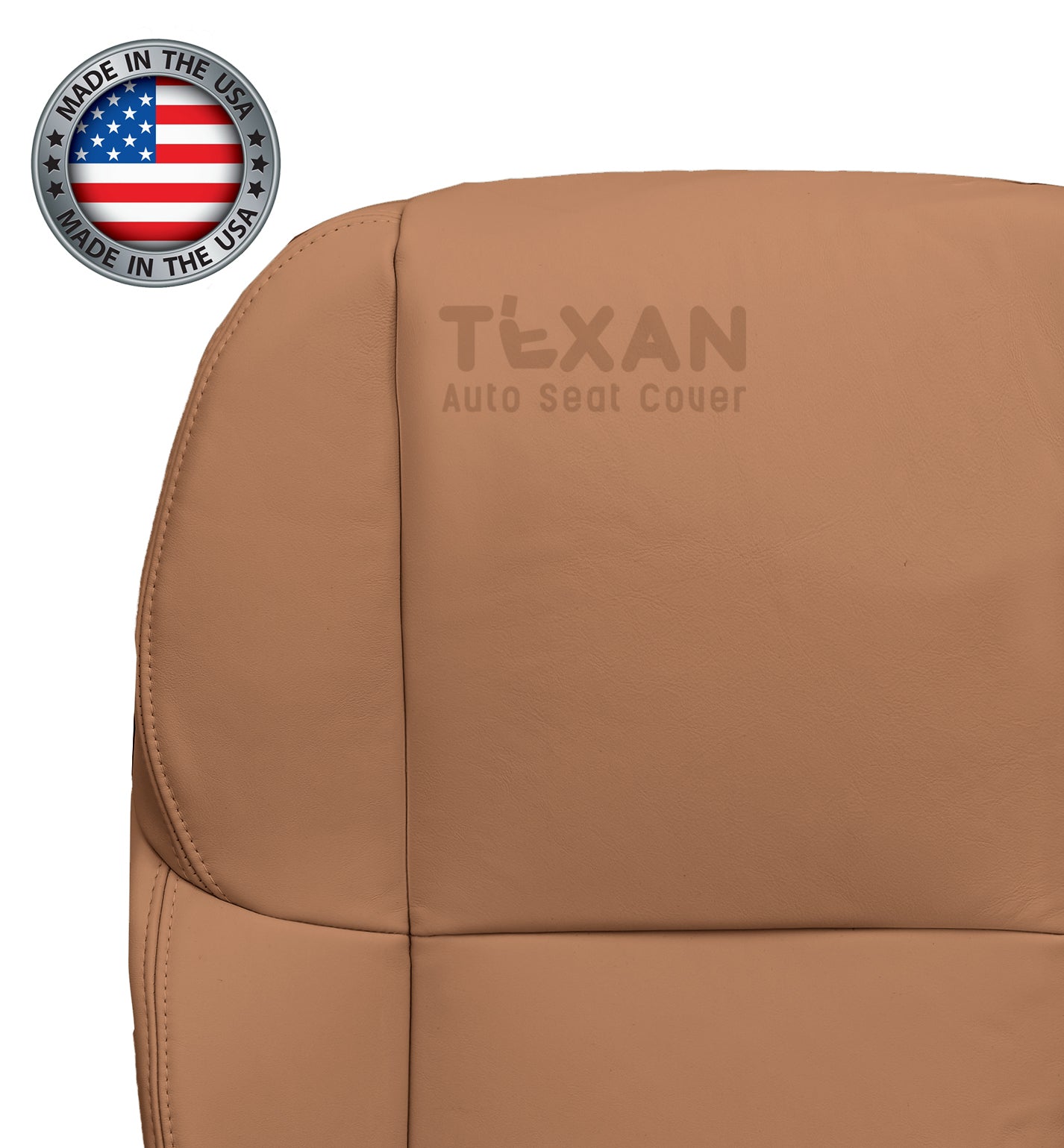 2002-2010 Lexus SC430 Driver Side Lean Back Leather Replacement Seat Cover Saddle Brown