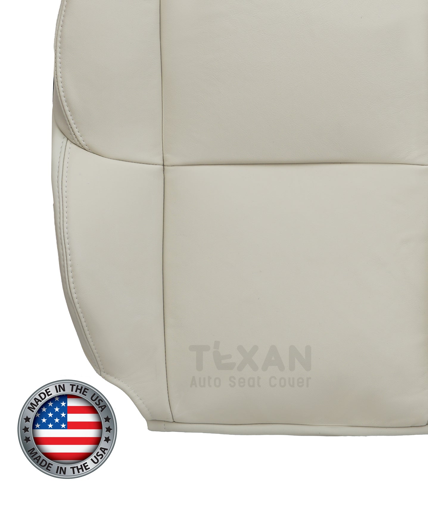 2002-2010 Lexus SC430 Passenger Side Lean Back Leather Replacement Seat Cover Ecru Light Tan