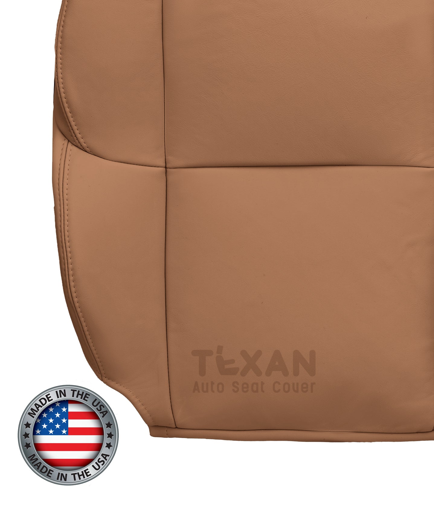 2002-2010 Lexus SC430 Driver Side Lean Back Leather Replacement Seat Cover Saddle Brown