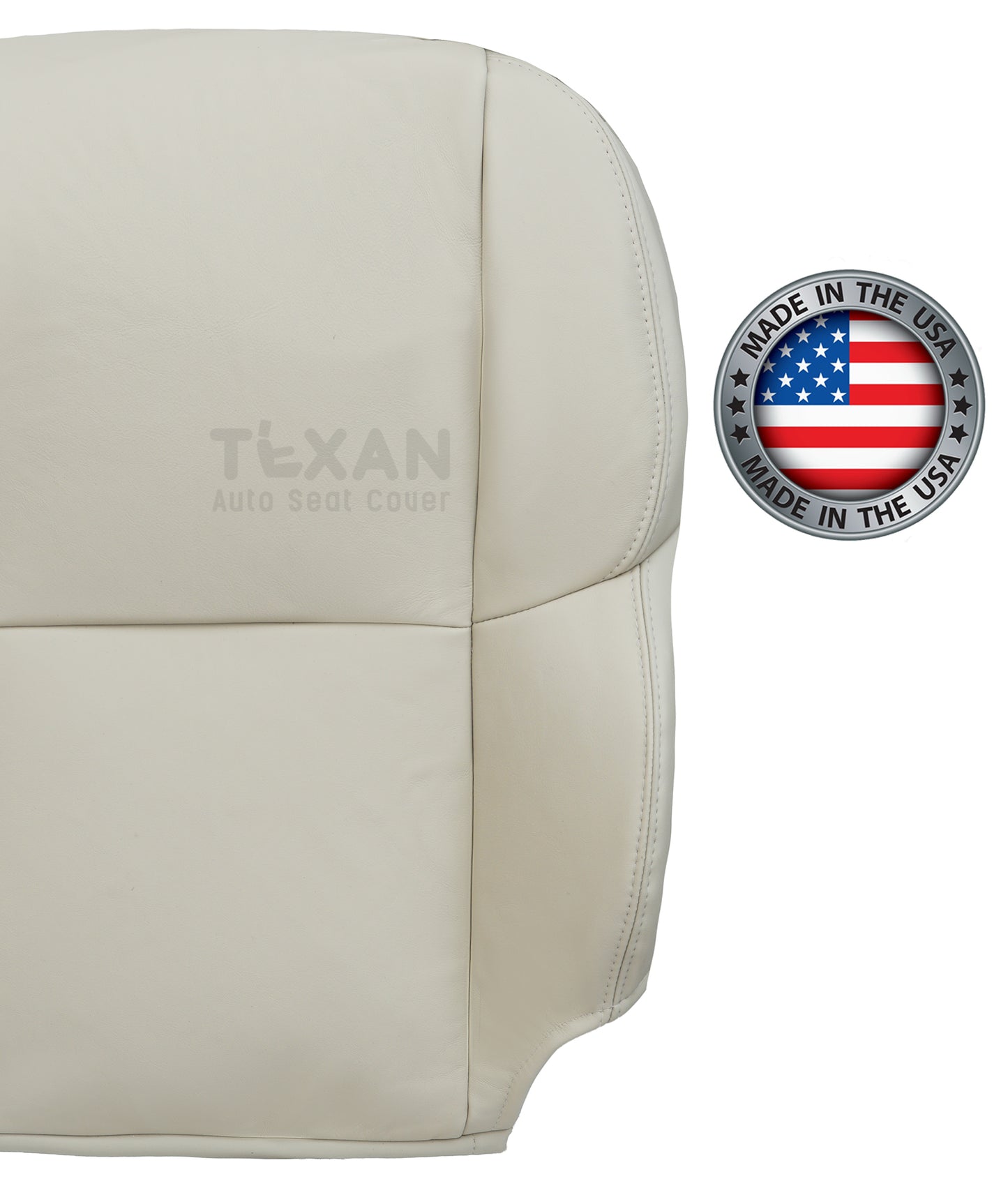 2002-2010 Lexus SC430 Passenger Side Lean Back Leather Replacement Seat Cover Ecru Light Tan