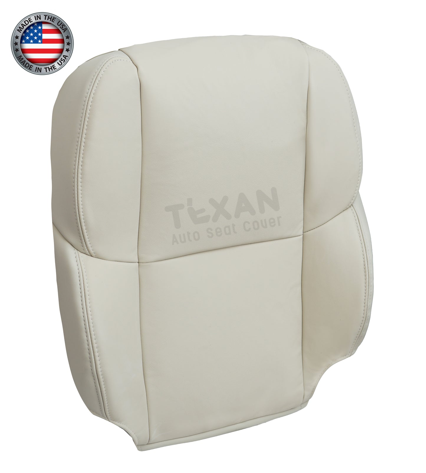 2002-2010 Lexus SC430 Passenger Side Lean Back Leather Replacement Seat Cover Ecru Light Tan
