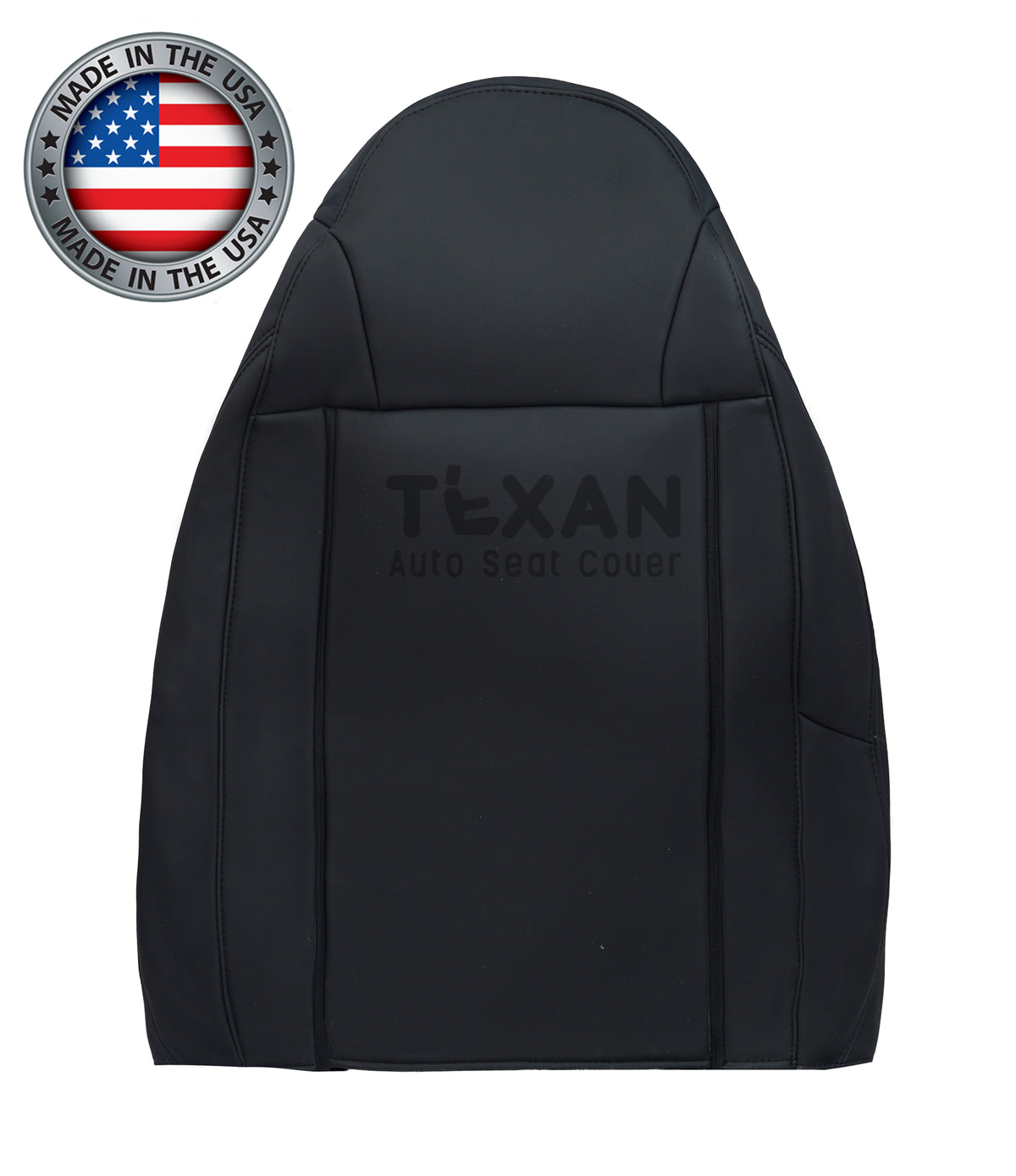 Fits 2004-2009 Cadillac XLR Convertible Passenger Lean Back PERFORATED Leather Replacement Seat Cover Black