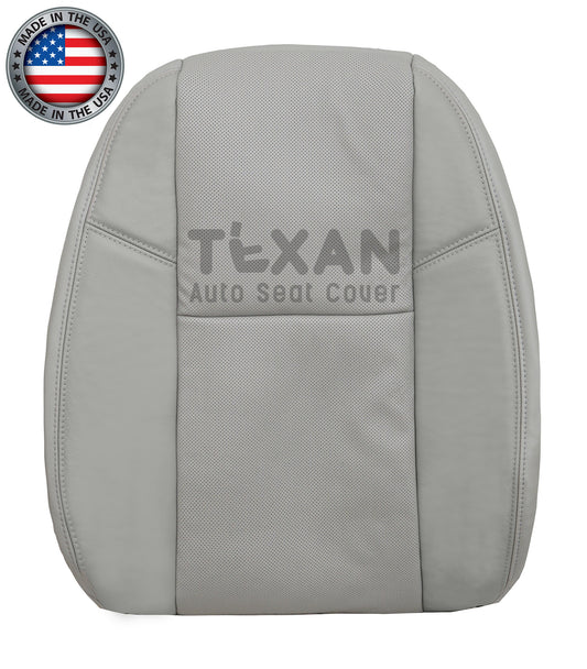 Fits 2009, 2010, 2011, 2012, 2013, 2014 Chevy Tahoe/Suburban Driver Side Lean Back Perforated Synthetic Leather Seat Cover Gray