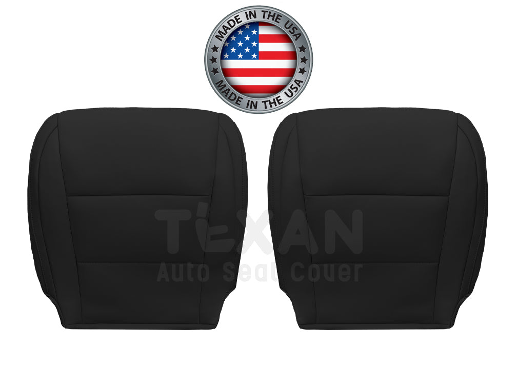 Fits 2013-2018 Lexus ES350 Driver Bottom Synthetic Leather Seat Cover Black