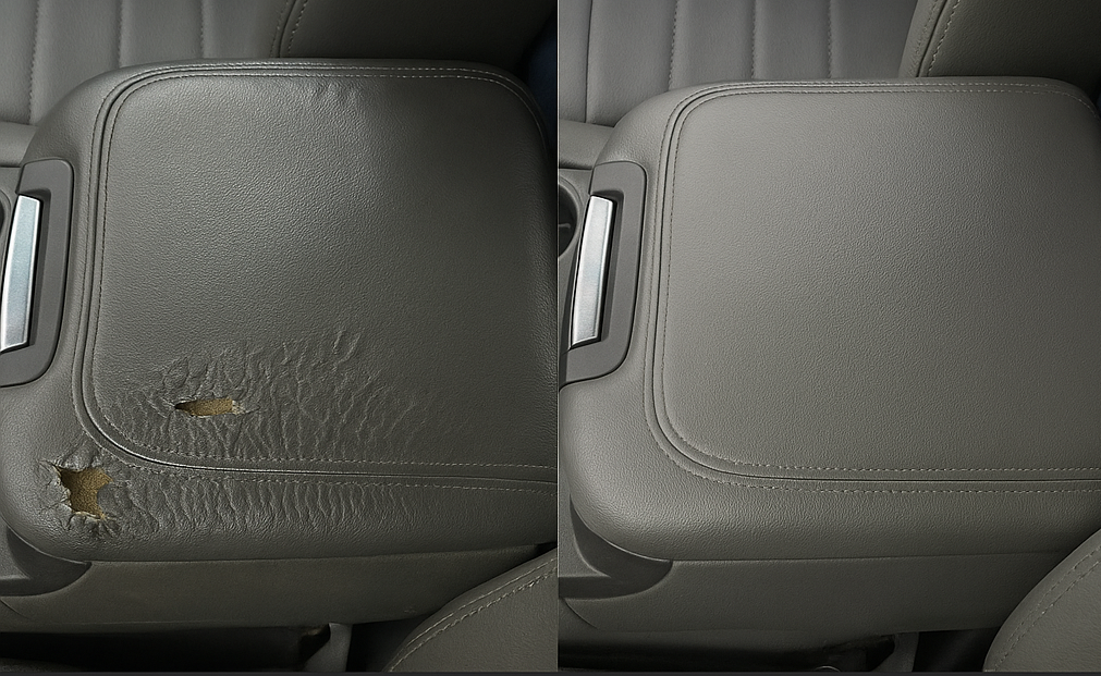 2003, 2004, 2005, 2006, 2007 Ford F250, F350, F450, F550 King Ranch Leather Driver Lean Back Replacement Seat Cover King Ranch
