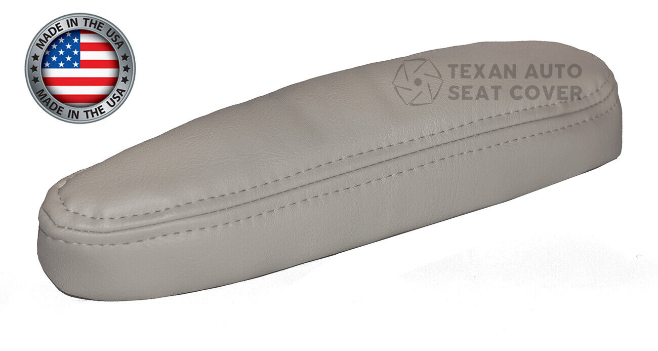 Fits 2000, 2001. 2002 GMC Yukon XL, SLT, SLE Passenger Side Armrest Synthetic Leather Seat Replacement Cover Tan