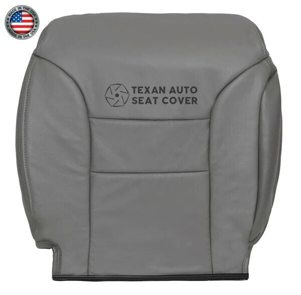 Fits 1995, 1996, 1997, 1998, 1999 GMC Suburban Passenger Side Lean Back Leather Replacement Seat Cover Gray