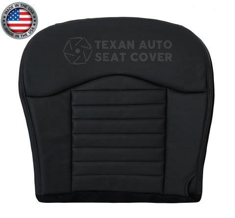 thumbnail image 2 of BRATIS CO INC Driver Side Bottom Leather Seat Cover For 2001-2003 Ford F150 Harley-Davidson - Black/Gray 2 of 6