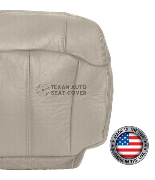 2000, 2001, 2002 Chevy Tahoe/Suburban 1500 2500 LT, LS Passenger Side Bottom Synthetic Leather Replacement Seat Cover Tan