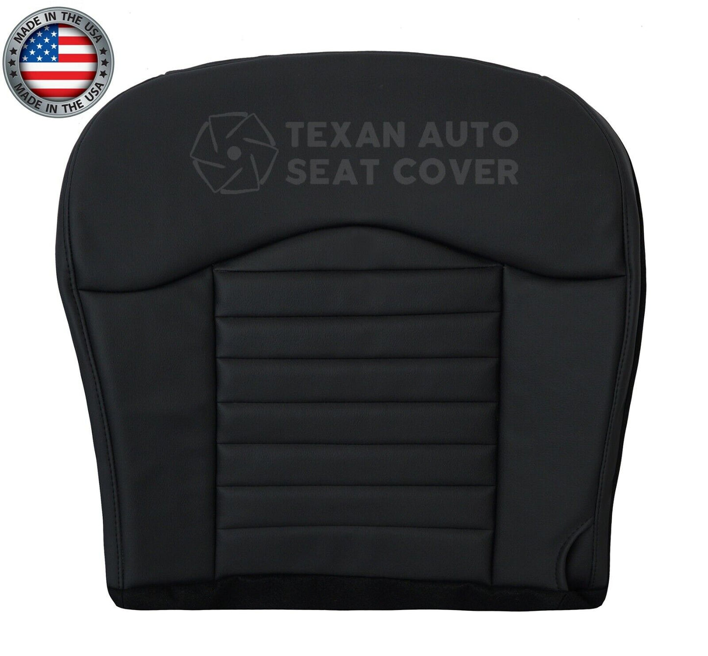 2000 Ford F-150 Harley Davidson Crew-Cab Driver Side Bottom Fully Leather Replacement Seat Cover Black
