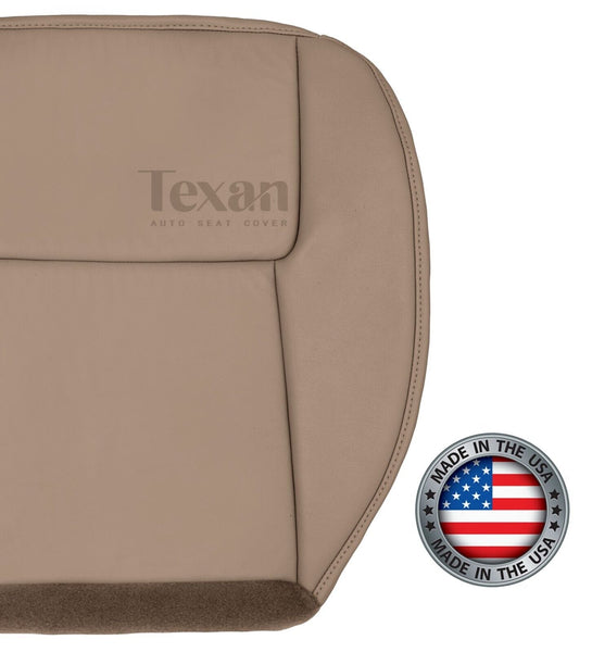 2005 to 2009 Chevy Equinox Passenger Side Bottom Leather Replacement Seat Cover Tan