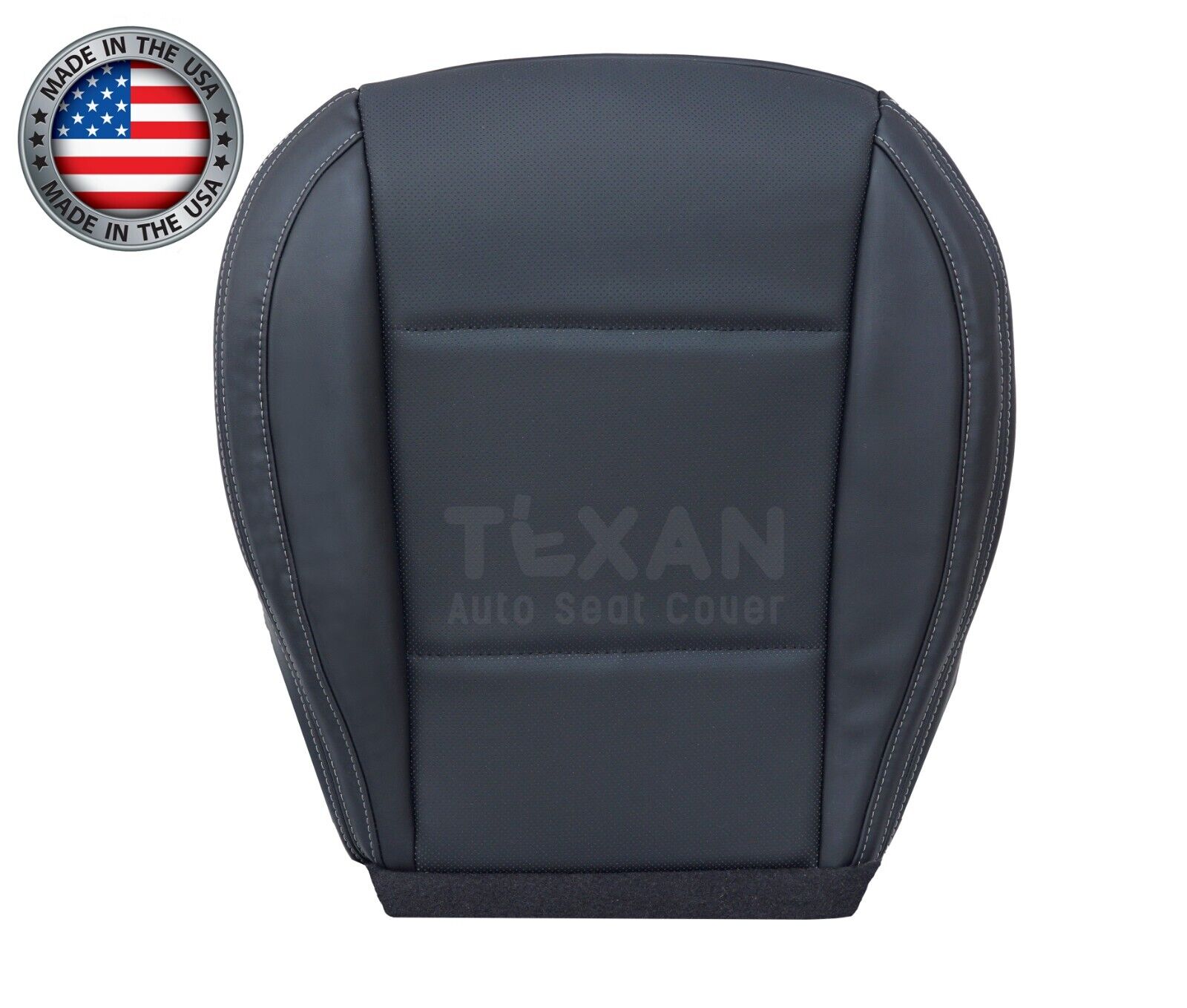 2015-2017 subaru black leather front bottom seat cover 