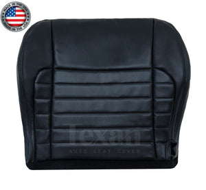 2001 Ford F-150 Harley Davidson Crew-Cab Driver Side Bottom Synthetic Leather Replacement Seat Cover Black