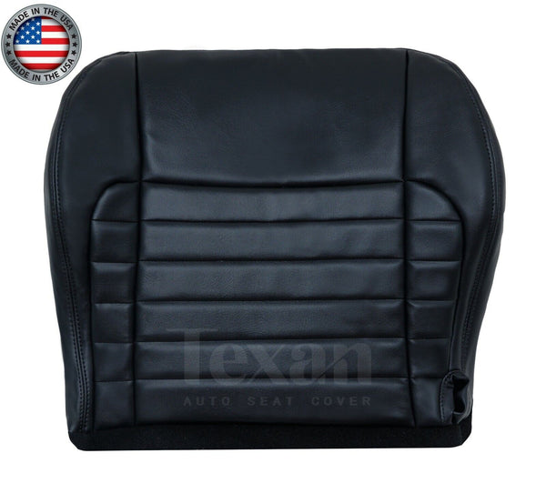 2001 Ford F-150 Harley Davidson Crew-Cab Driver Side Bottom Leather Replacement Seat Cover Black