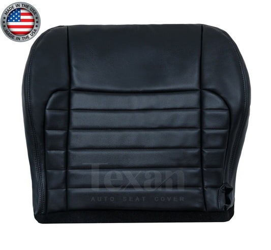 2001 Ford F-150 Harley Davidson Crew-Cab Passenger Side Bottom Synthetic Leather Replacement Seat Cover Black