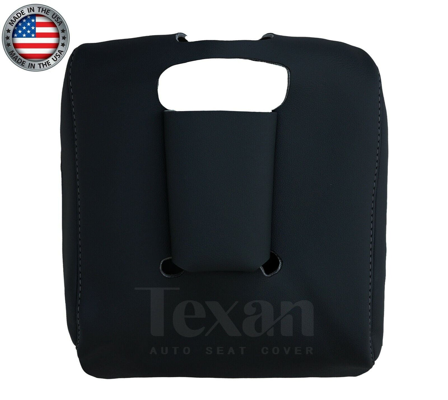 2015, 2016, 2017, 2018, 2019 GMC Yukon, Yukon XL Center Console Synthetic Leather Seat Cover Black