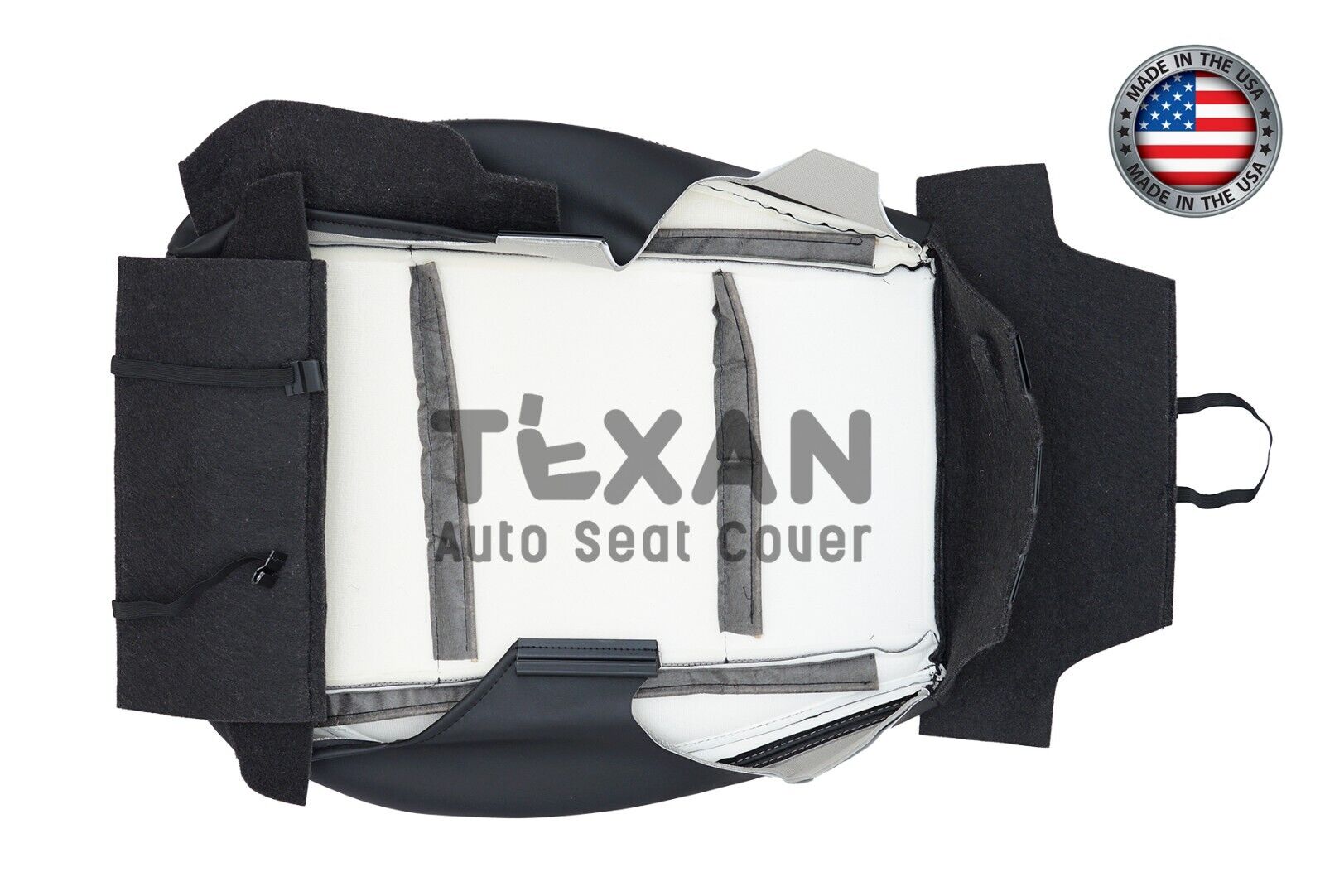 2018-2019 subaru outback front bottom seat cover black perforated