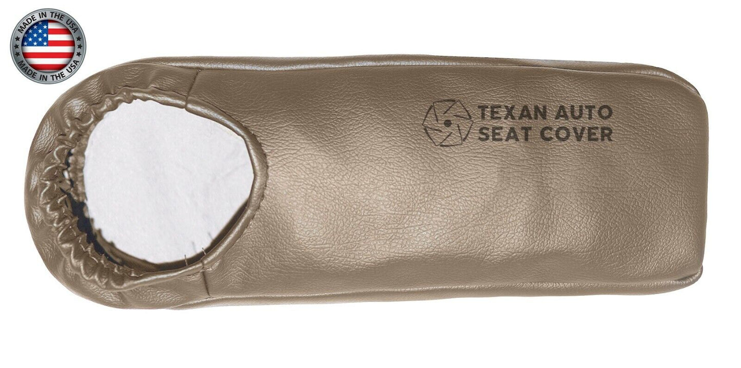 1997 to 1999 Ford Expedition Edie Bauer Passenger Side Armrest Synthetic Leather Replacement Cover Seat Tan