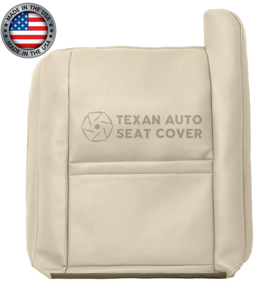 2000 to 2002 Chevy Tahoe/Suburban 1500 2500 LT, LS Passenger Side Lean Back Synthetic Leather Replacement Seat Cover Tan