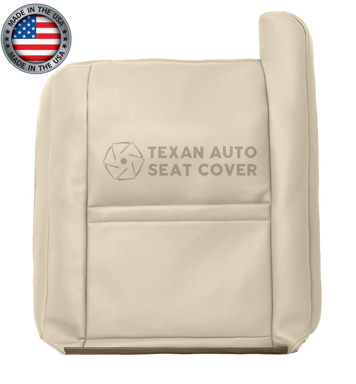 2000, 2001, 2002 Chevy Tahoe/Suburban 1500 2500 LT, LS Driver Side Lean Back Synthetic Leather Replacement Seat Cover Tan