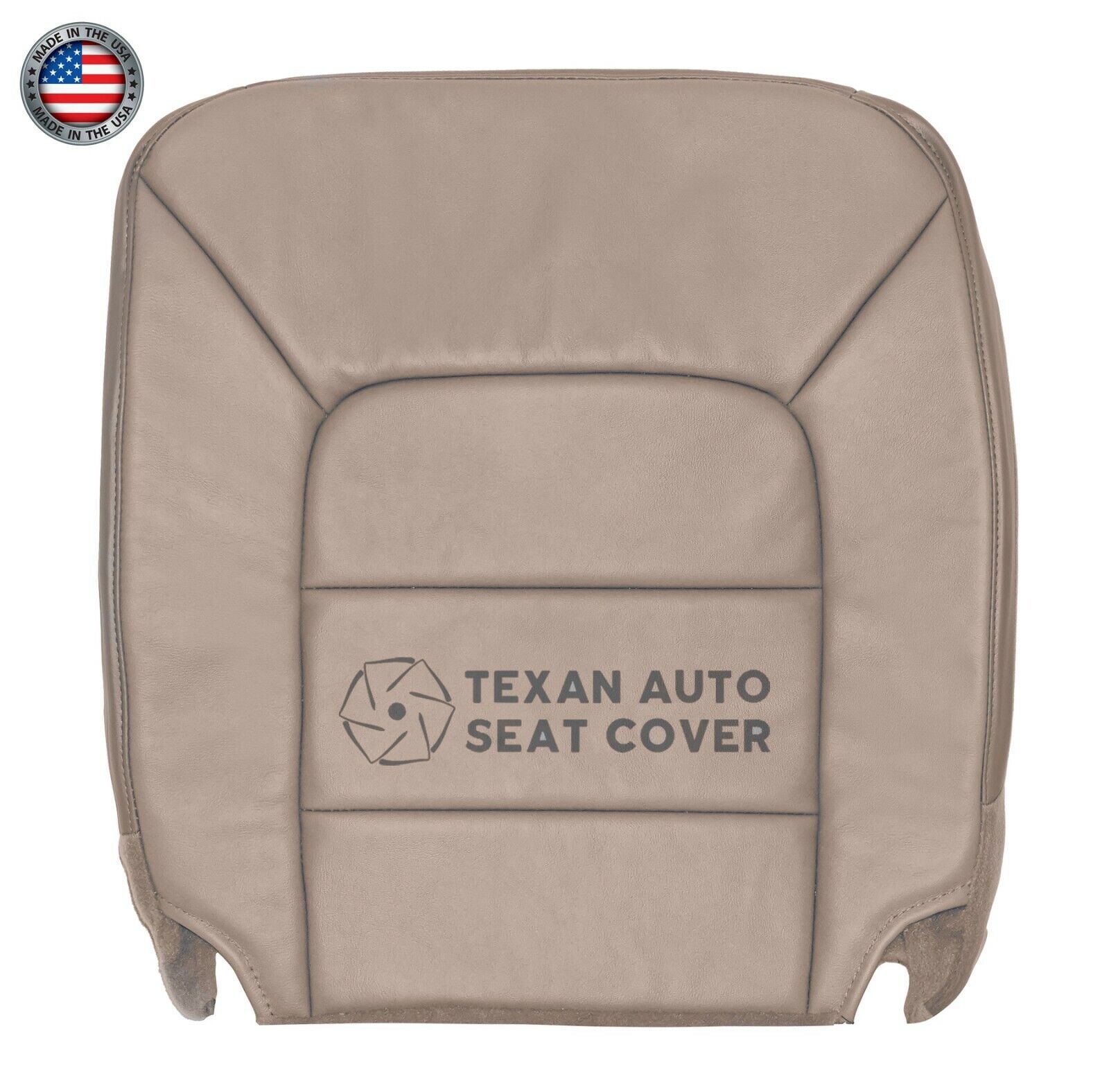 2004, 2005 Ford Expedition NBX Driver Side Bottom Synthetic Leather Replacement Seat Cover Tan