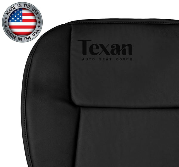 2005 to 2009 Chevy Equinox Driver Side Bottom Synthetic Leather Replacement Seat Cover Black