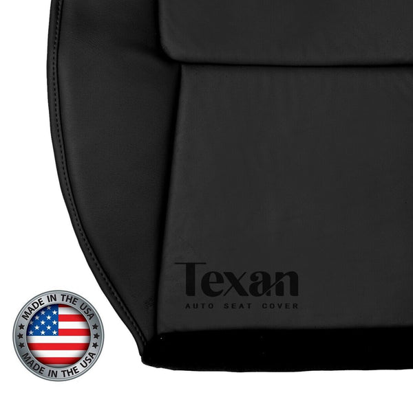 2005 to 2009 Chevy Equinox Driver Side Bottom Synthetic Leather Replacement Seat Cover Black