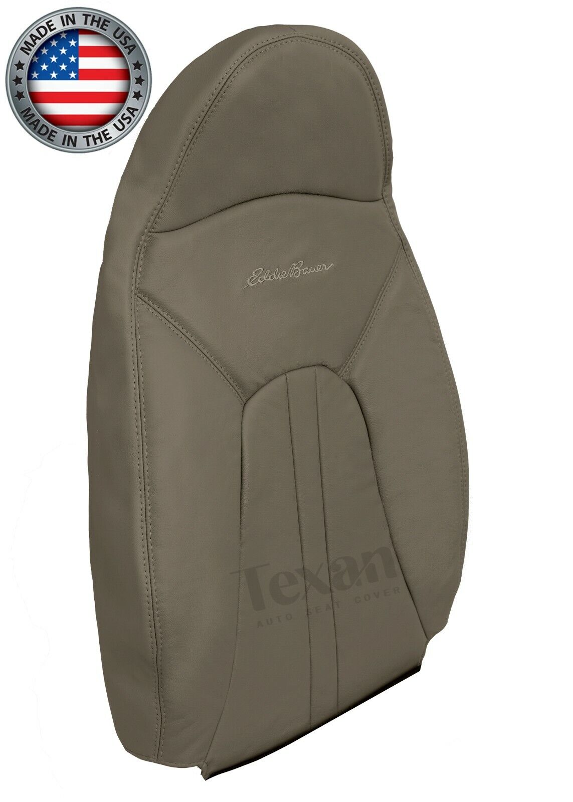 1997 to 1999 Ford Expedition Eddie Bauer Drive Side Lean Back Synthetic Leather Replacement Seat Cover Tan