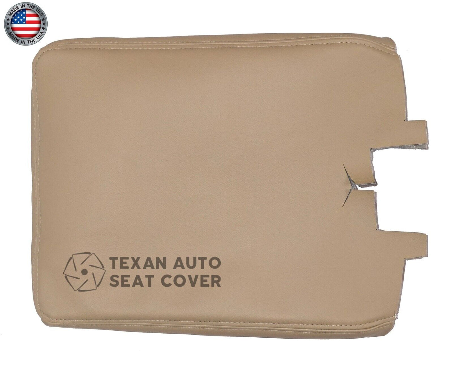 Fits 2007 to 2014 GMC Sierra Center Console Replacement Lid Cover Tan