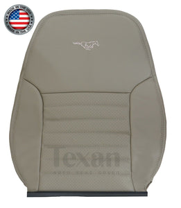 1999 to 2004 Ford Mustang V8 GT Driver Side Lean Back Perforated Synthetic Leather Replacement Seat Cover Tan