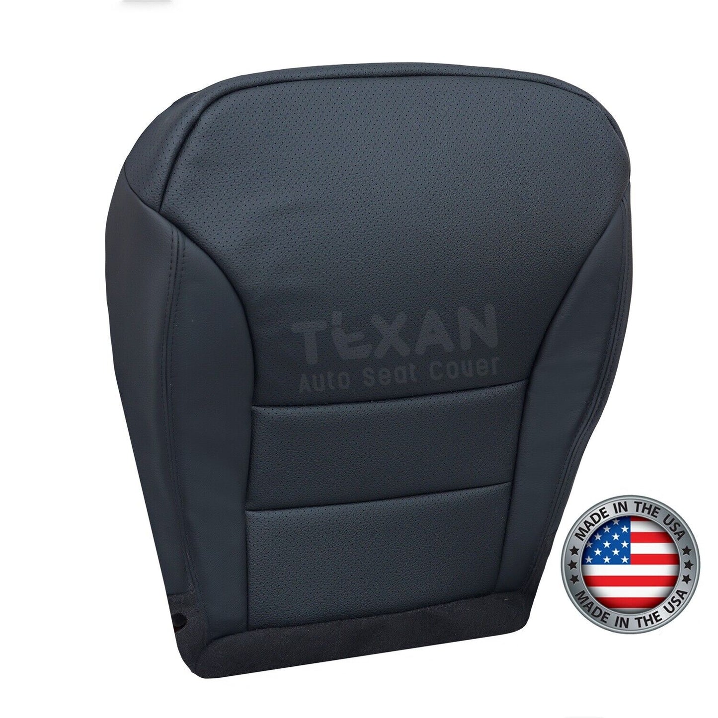 Fits 2005, 2006, 2007 Honda CRV Passenger Side Bottom Leather Perforated Replacement Seat Cover Black