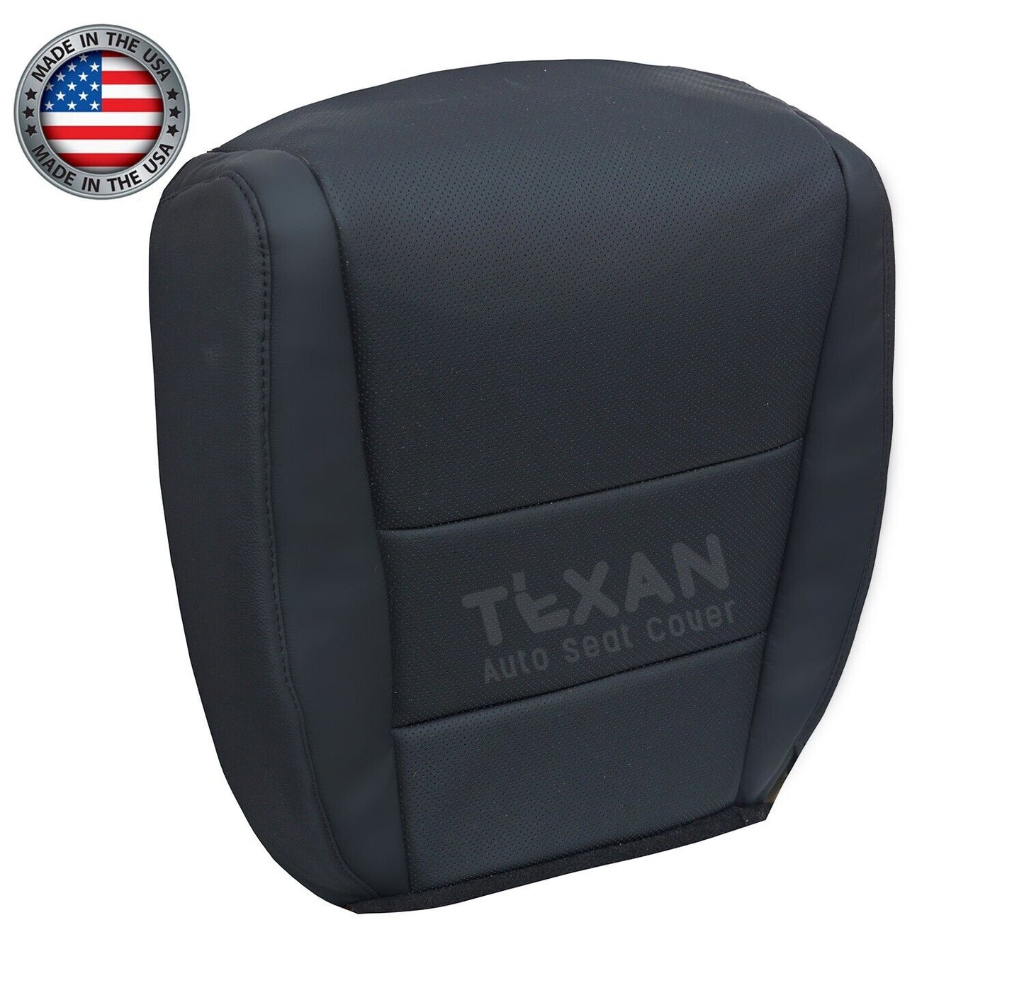 2009, 2010, 2011, 2012, 2013, 2014 Acura TSX Passenger Side Bottom Perforated Synthetic Leather Seat Cover Black