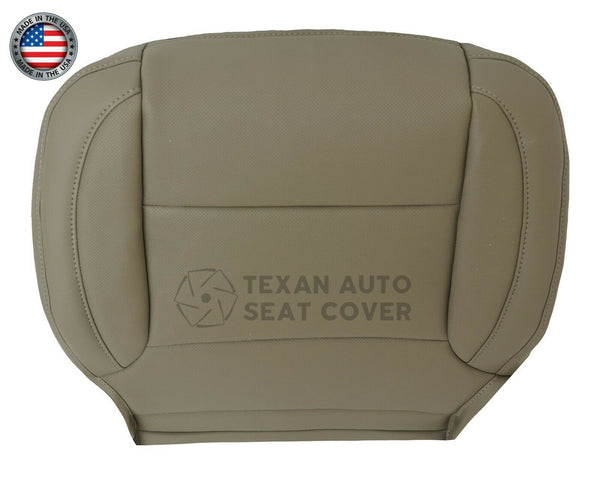 2015, 2016, 2017, 2018 GMC Yukon, Yukon XL Driver Side Bottom Perforated Leather Replacement Seat Cover Tan