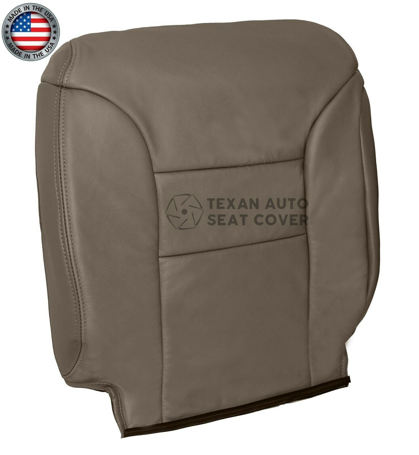 1995 to 2000 Chevy Silverado Passenger Side Lean Back Synthetic Leather Seat Cover Tan