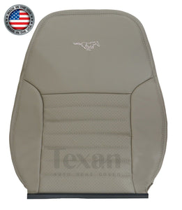 1999  to 2004 Ford Mustang V8 GT Driver Side Lean Back Perforated Leather Replacement Seat Cover Tan