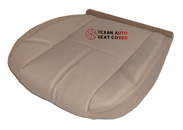 Fits 2007, 2008, 2009, 2010, 2011, 2012, 2013, 2014 GMC Yukon, Yukon XL Passenger Side Bottom Leather Replacement Seat Cover Tan