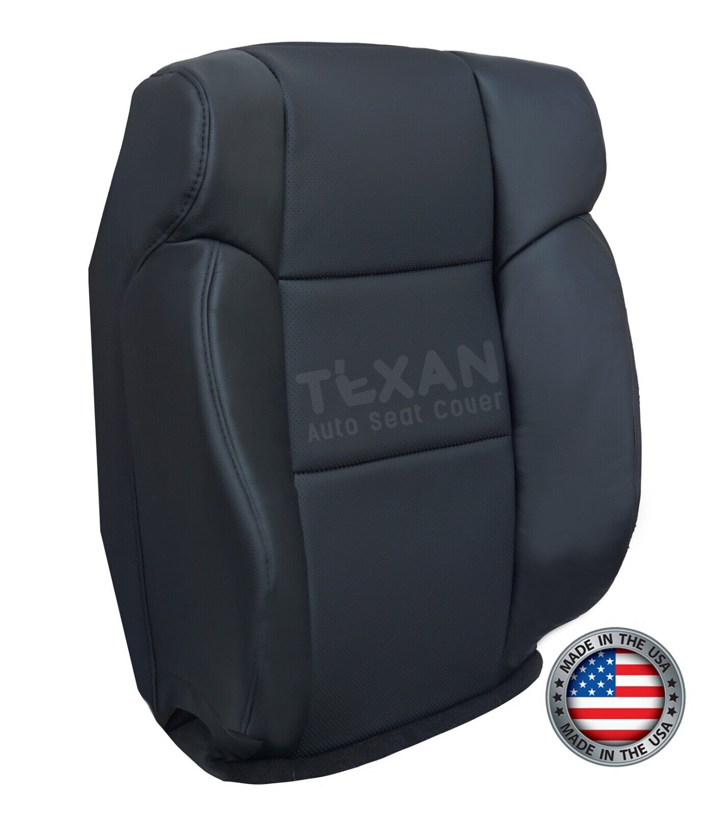 2009, 2010, 2011, 2012, 2013, 2014 Acura TSX Driver Side Lean Back Perforated Leather Seat Cover Black