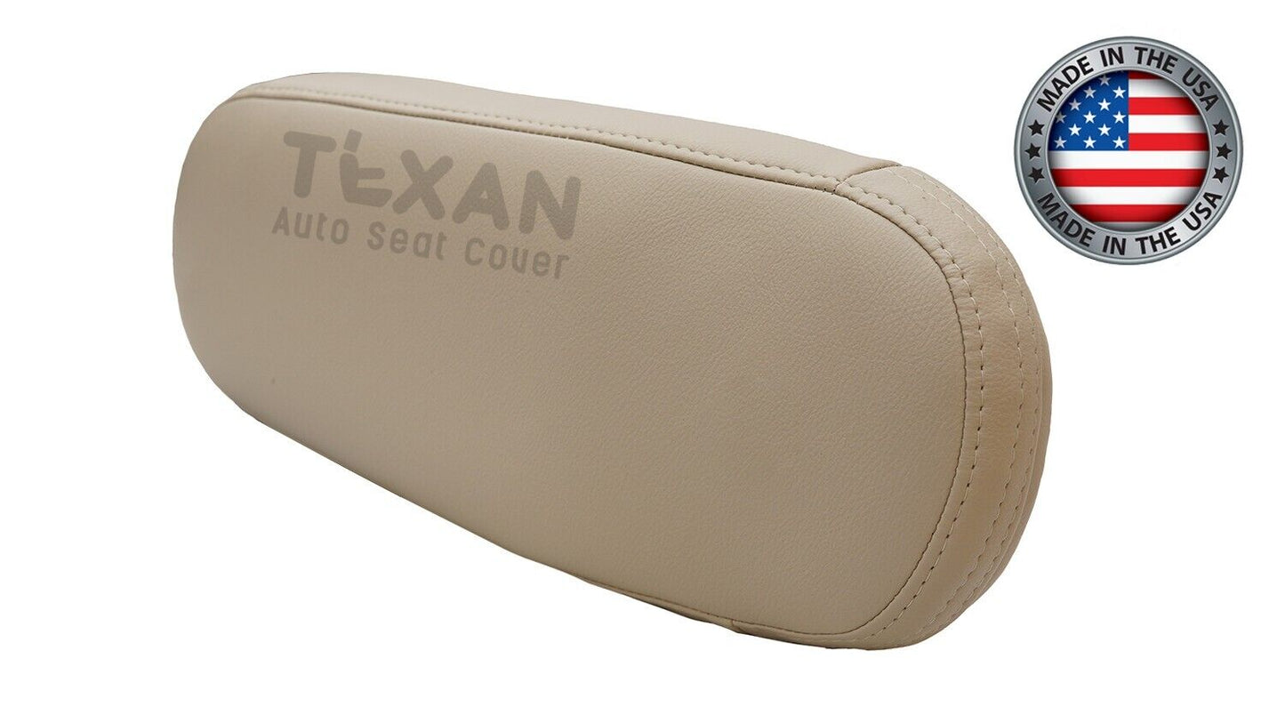 Fits 2006,2007, 2008,2009,2010, 2011 Mercury Grand Marquis Driver Side Armrest Synthetic Leather Replacement Cover Light Tan