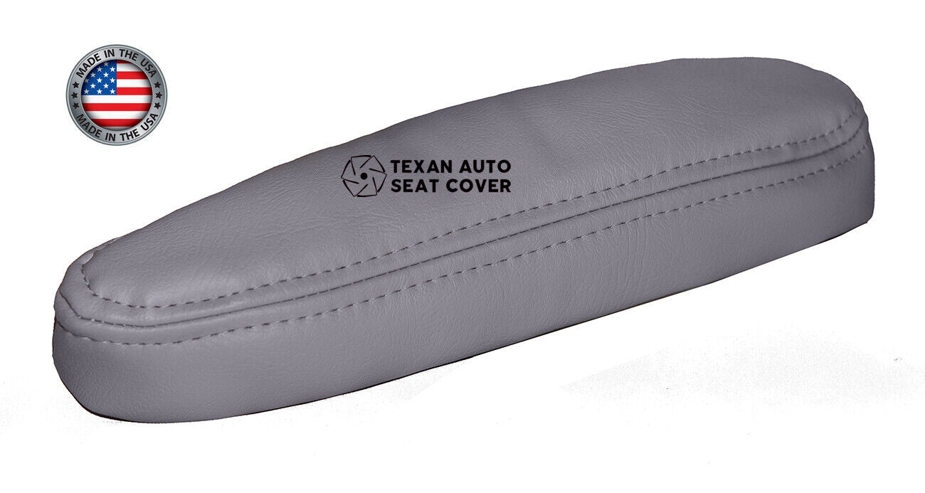 2000 to 2002 Chevy Silverado Driver Side Armrest Synthetic Leather Replacement Seat Cover Gray
