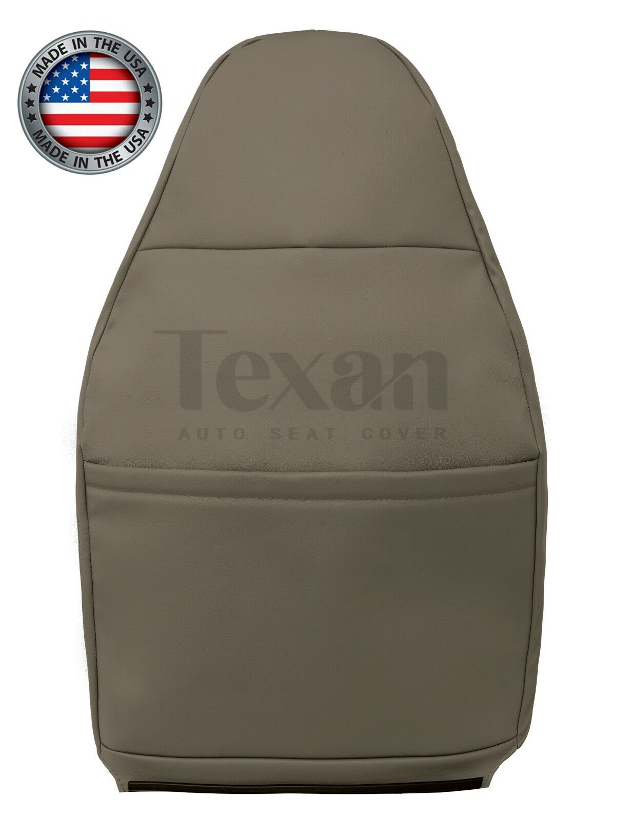 1997 to 1999 Ford Expedition Eddie Bauer Drive Side Lean Back Synthetic Leather Replacement Seat Cover Tan