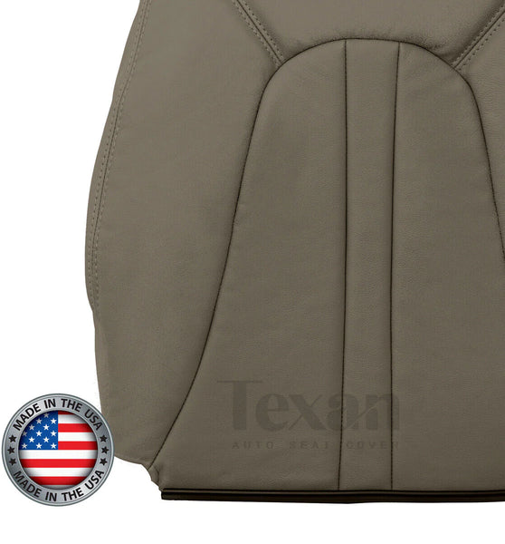 Fits 2000 to 2002 Ford Expedition Eddie Bauer Driver Side Lean Back Synthetic Leather Replacement Seat Cover Tan