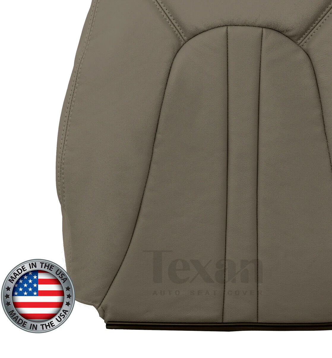 Fits 2000 to 2002 Ford Expedition Eddie Bauer Passenger Side Lean Back Leather Replacement Seat Cover Tan